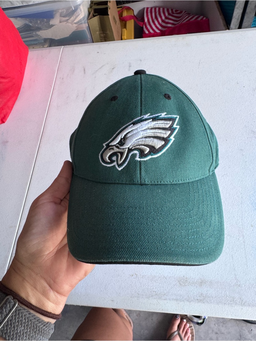Philadelphia Eagles Green Logo Baseball Cap